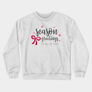 Christmas badges with lovely hand drawn elements and quotes Crewneck Sweatshirt